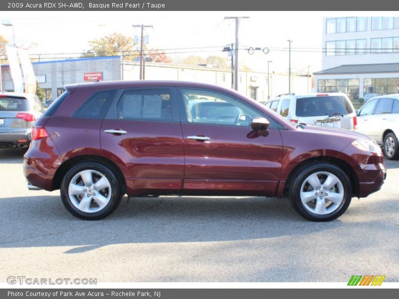 Basque Red Pearl / Taupe 2009 Acura RDX SH-AWD