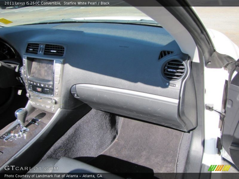 Starfire White Pearl / Black 2011 Lexus IS 250C Convertible