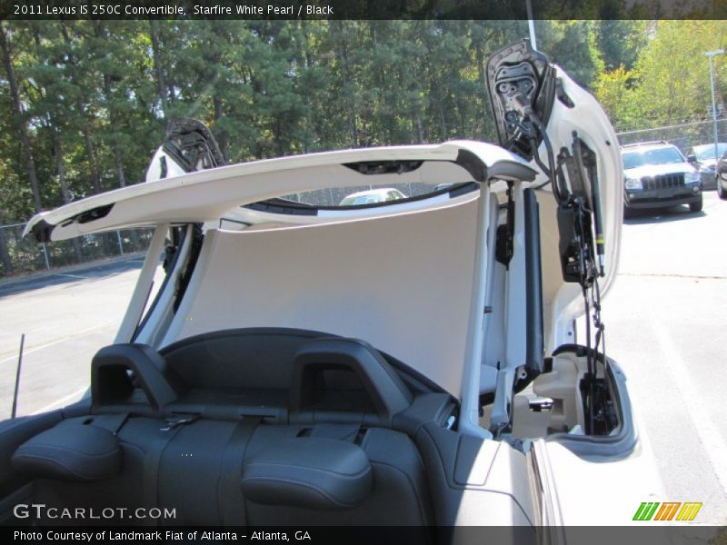 Starfire White Pearl / Black 2011 Lexus IS 250C Convertible