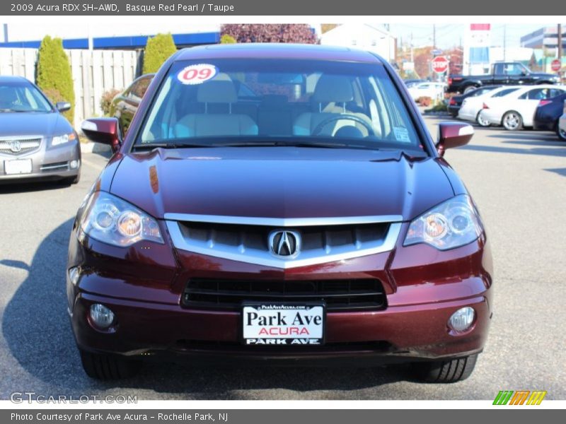 Basque Red Pearl / Taupe 2009 Acura RDX SH-AWD