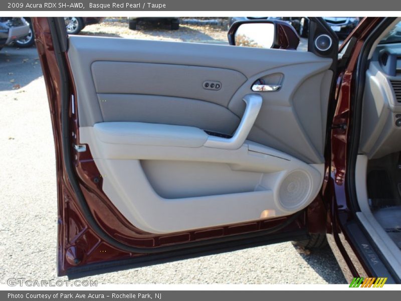 Basque Red Pearl / Taupe 2009 Acura RDX SH-AWD