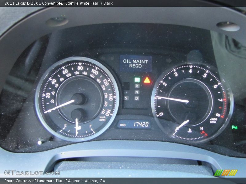Starfire White Pearl / Black 2011 Lexus IS 250C Convertible