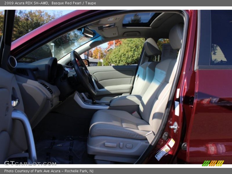 Basque Red Pearl / Taupe 2009 Acura RDX SH-AWD