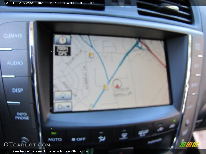 Starfire White Pearl / Black 2011 Lexus IS 250C Convertible