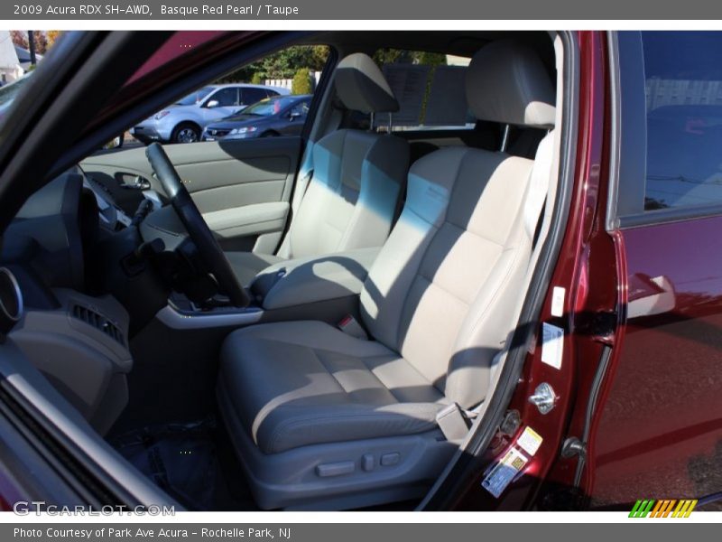 Basque Red Pearl / Taupe 2009 Acura RDX SH-AWD