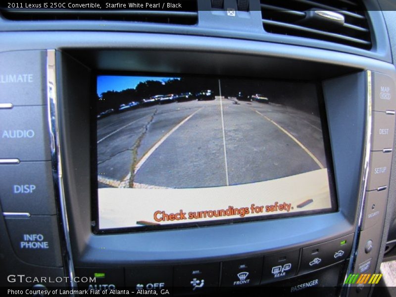 Starfire White Pearl / Black 2011 Lexus IS 250C Convertible