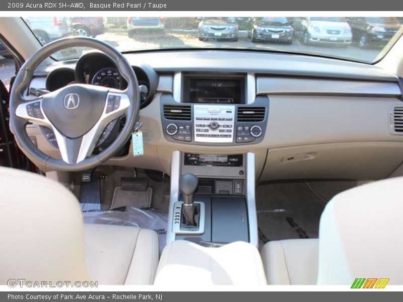 Basque Red Pearl / Taupe 2009 Acura RDX SH-AWD