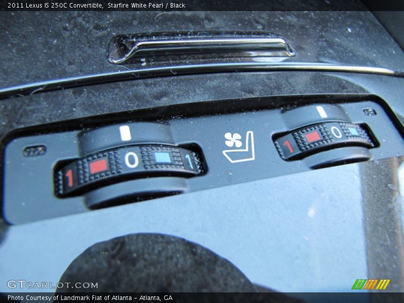 Starfire White Pearl / Black 2011 Lexus IS 250C Convertible