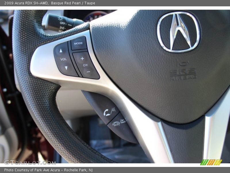 Basque Red Pearl / Taupe 2009 Acura RDX SH-AWD