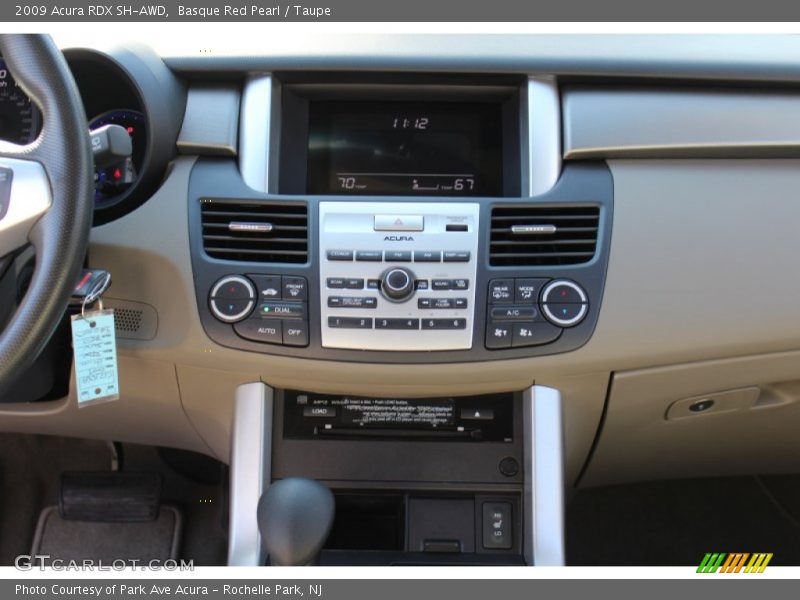 Basque Red Pearl / Taupe 2009 Acura RDX SH-AWD