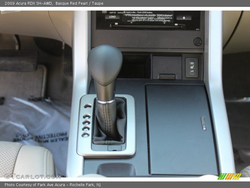 Basque Red Pearl / Taupe 2009 Acura RDX SH-AWD