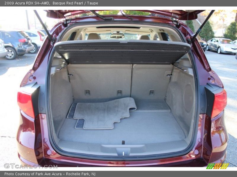 Basque Red Pearl / Taupe 2009 Acura RDX SH-AWD