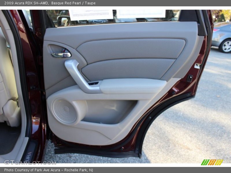 Basque Red Pearl / Taupe 2009 Acura RDX SH-AWD