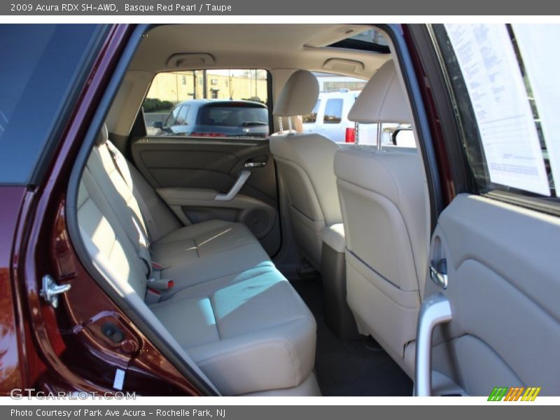 Basque Red Pearl / Taupe 2009 Acura RDX SH-AWD