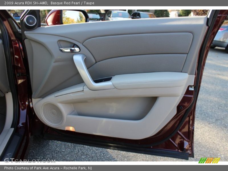 Basque Red Pearl / Taupe 2009 Acura RDX SH-AWD