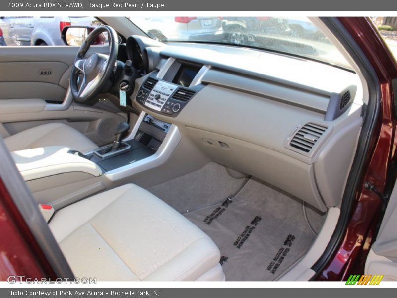 Basque Red Pearl / Taupe 2009 Acura RDX SH-AWD