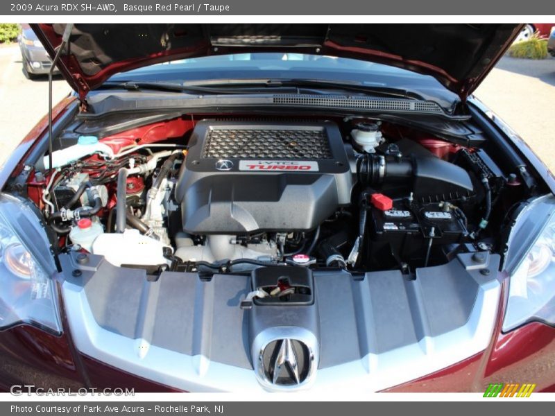 Basque Red Pearl / Taupe 2009 Acura RDX SH-AWD