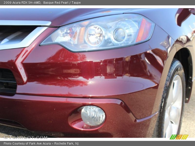 Basque Red Pearl / Taupe 2009 Acura RDX SH-AWD