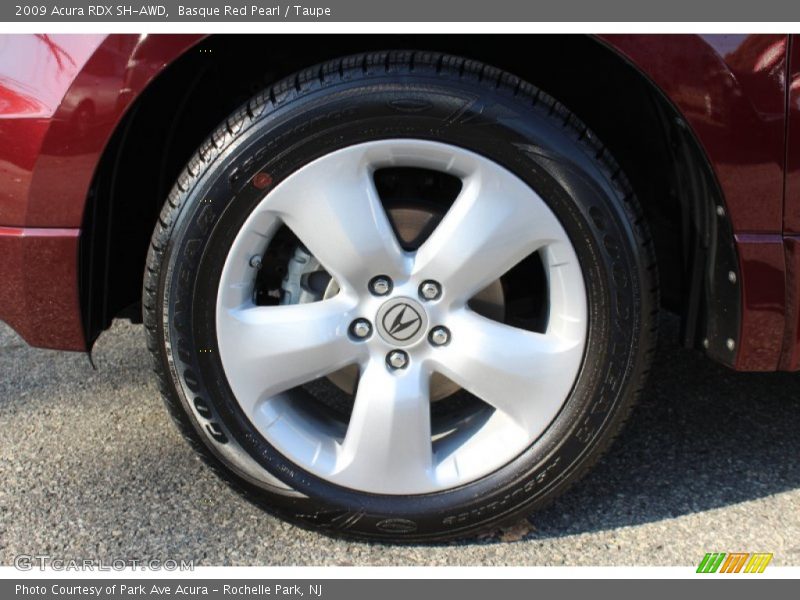 Basque Red Pearl / Taupe 2009 Acura RDX SH-AWD