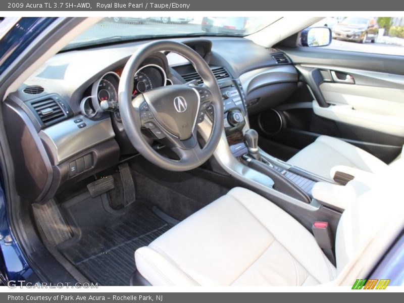 Taupe/Ebony Interior - 2009 TL 3.7 SH-AWD 