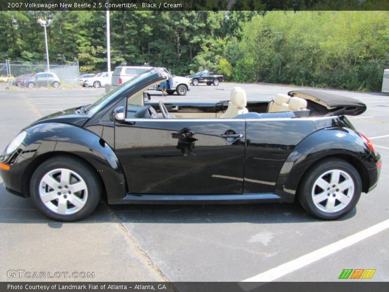 Black / Cream 2007 Volkswagen New Beetle 2.5 Convertible