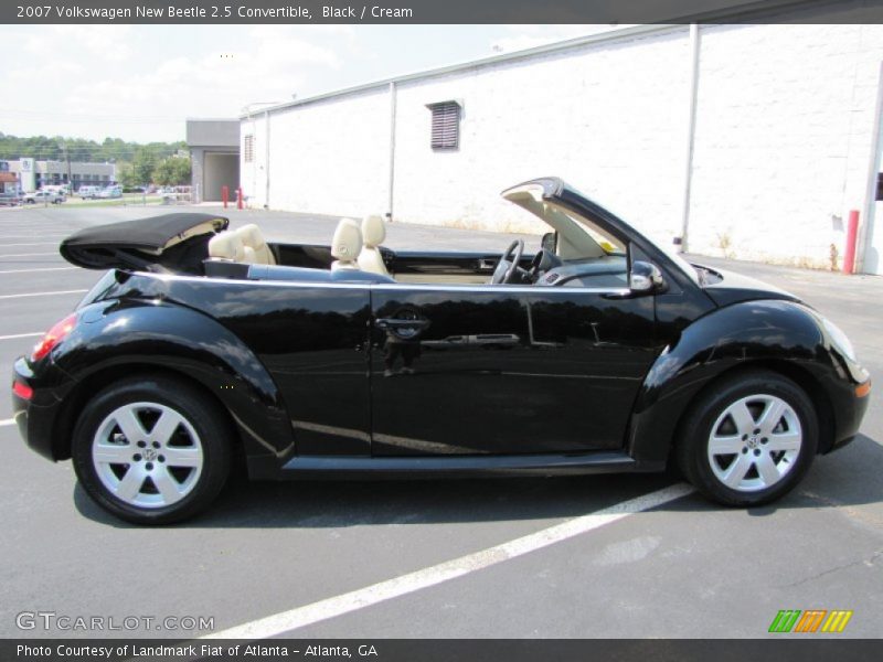 Black / Cream 2007 Volkswagen New Beetle 2.5 Convertible