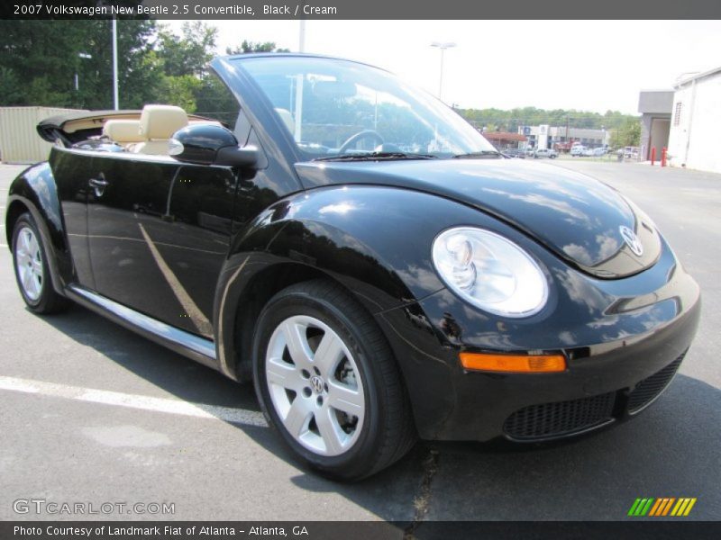 Black / Cream 2007 Volkswagen New Beetle 2.5 Convertible