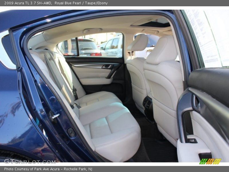 Royal Blue Pearl / Taupe/Ebony 2009 Acura TL 3.7 SH-AWD