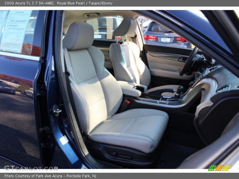 Royal Blue Pearl / Taupe/Ebony 2009 Acura TL 3.7 SH-AWD