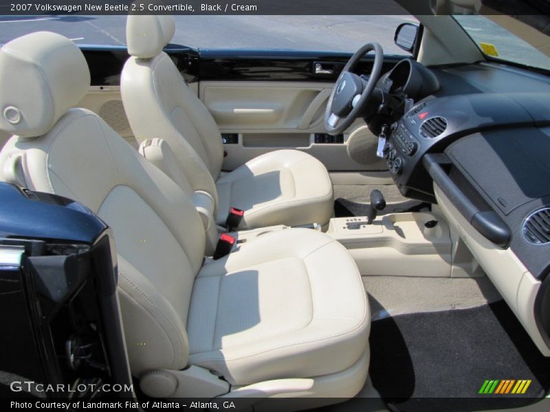 Black / Cream 2007 Volkswagen New Beetle 2.5 Convertible