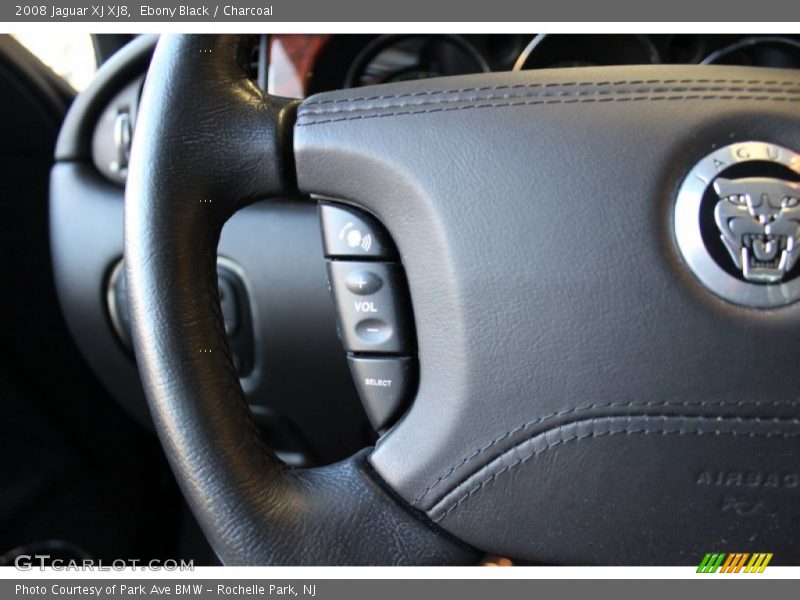 Ebony Black / Charcoal 2008 Jaguar XJ XJ8