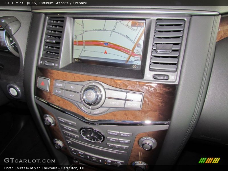 Navigation of 2011 QX 56