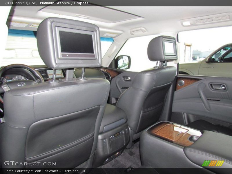  2011 QX 56 Graphite Interior
