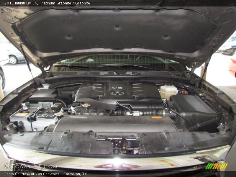  2011 QX 56 Engine - 5.6 Liter DIG DOHC 32-Valve CVTCS V8