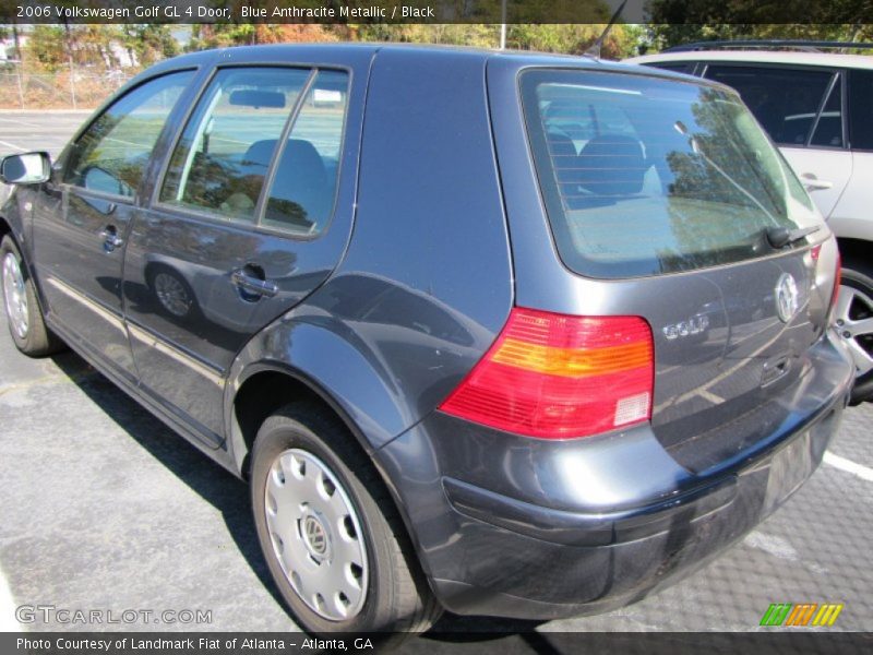 Blue Anthracite Metallic / Black 2006 Volkswagen Golf GL 4 Door