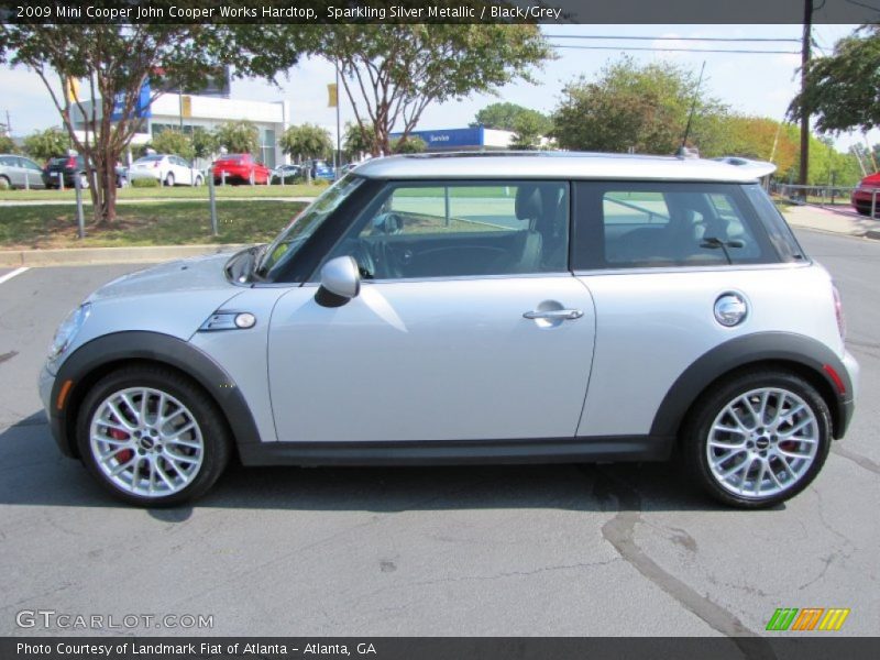 Sparkling Silver Metallic / Black/Grey 2009 Mini Cooper John Cooper Works Hardtop