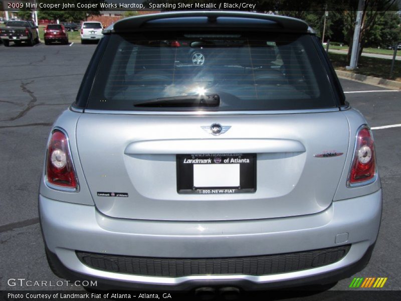 Sparkling Silver Metallic / Black/Grey 2009 Mini Cooper John Cooper Works Hardtop