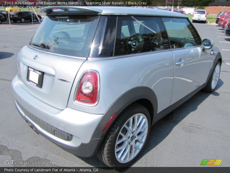 Sparkling Silver Metallic / Black/Grey 2009 Mini Cooper John Cooper Works Hardtop