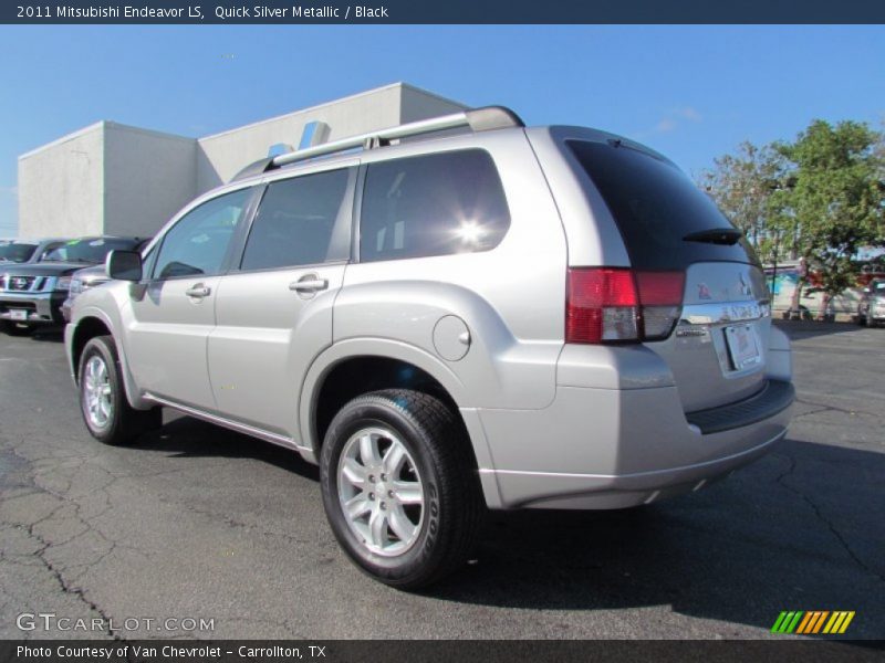 Quick Silver Metallic / Black 2011 Mitsubishi Endeavor LS