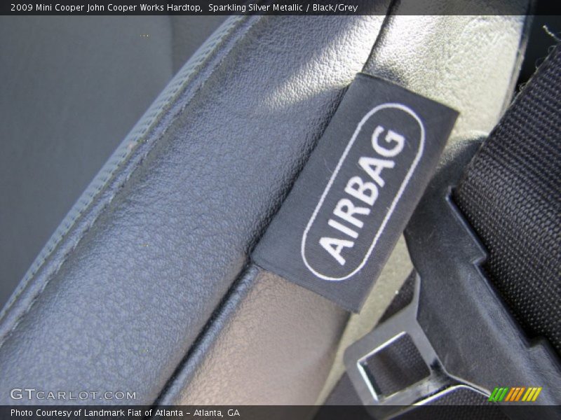 Sparkling Silver Metallic / Black/Grey 2009 Mini Cooper John Cooper Works Hardtop