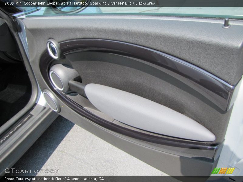 Sparkling Silver Metallic / Black/Grey 2009 Mini Cooper John Cooper Works Hardtop