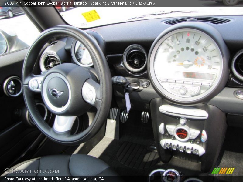 Sparkling Silver Metallic / Black/Grey 2009 Mini Cooper John Cooper Works Hardtop