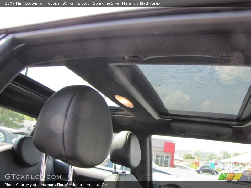 Sparkling Silver Metallic / Black/Grey 2009 Mini Cooper John Cooper Works Hardtop