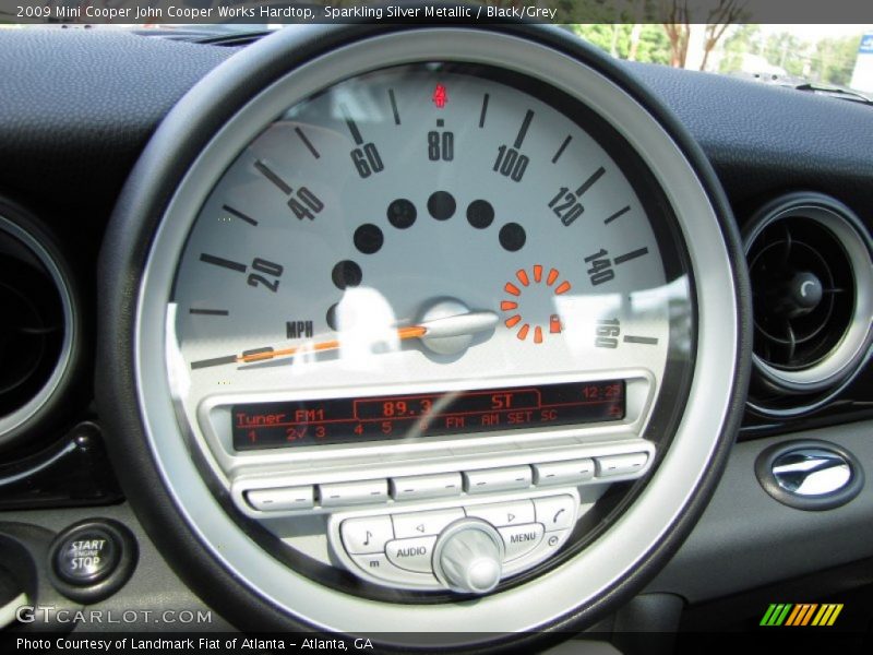 Sparkling Silver Metallic / Black/Grey 2009 Mini Cooper John Cooper Works Hardtop