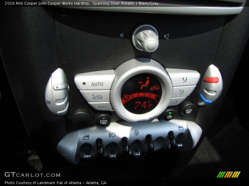 Sparkling Silver Metallic / Black/Grey 2009 Mini Cooper John Cooper Works Hardtop