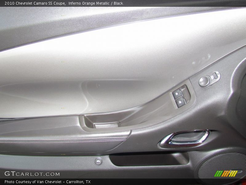Inferno Orange Metallic / Black 2010 Chevrolet Camaro SS Coupe