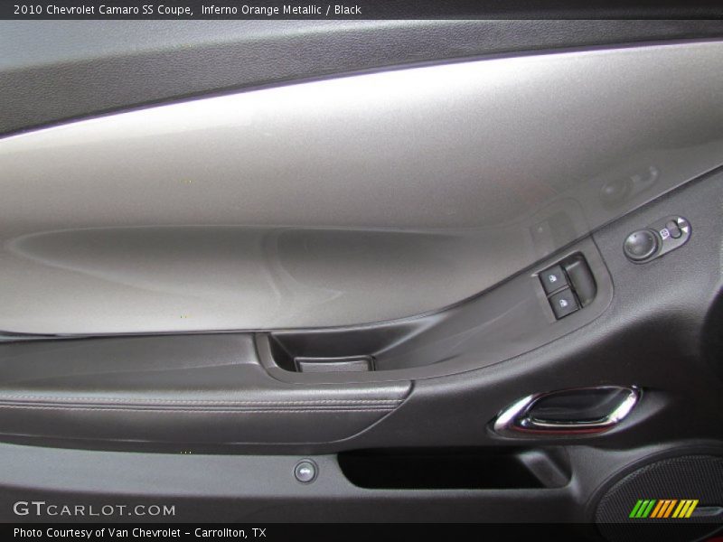 Inferno Orange Metallic / Black 2010 Chevrolet Camaro SS Coupe
