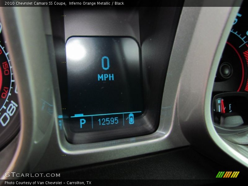 Inferno Orange Metallic / Black 2010 Chevrolet Camaro SS Coupe