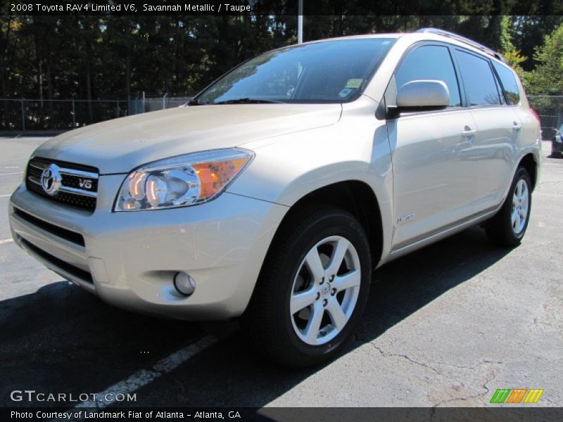 Savannah Metallic / Taupe 2008 Toyota RAV4 Limited V6