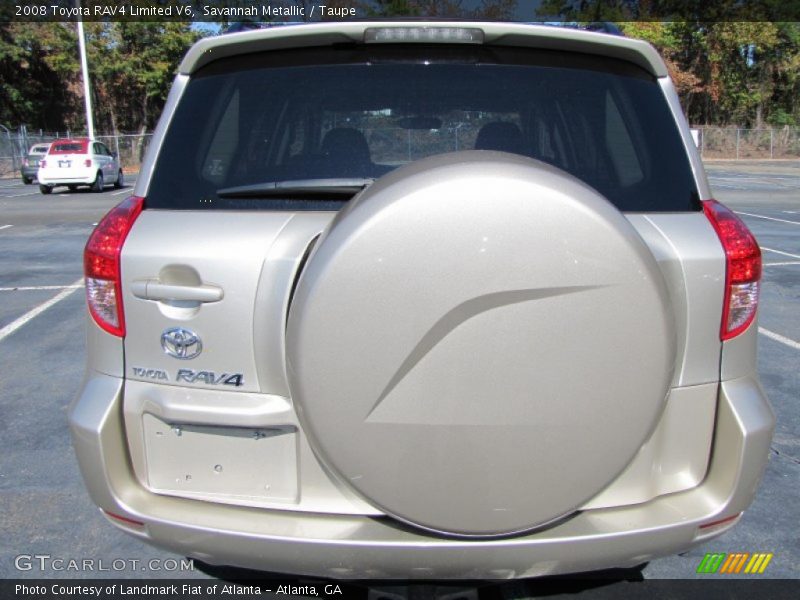 Savannah Metallic / Taupe 2008 Toyota RAV4 Limited V6